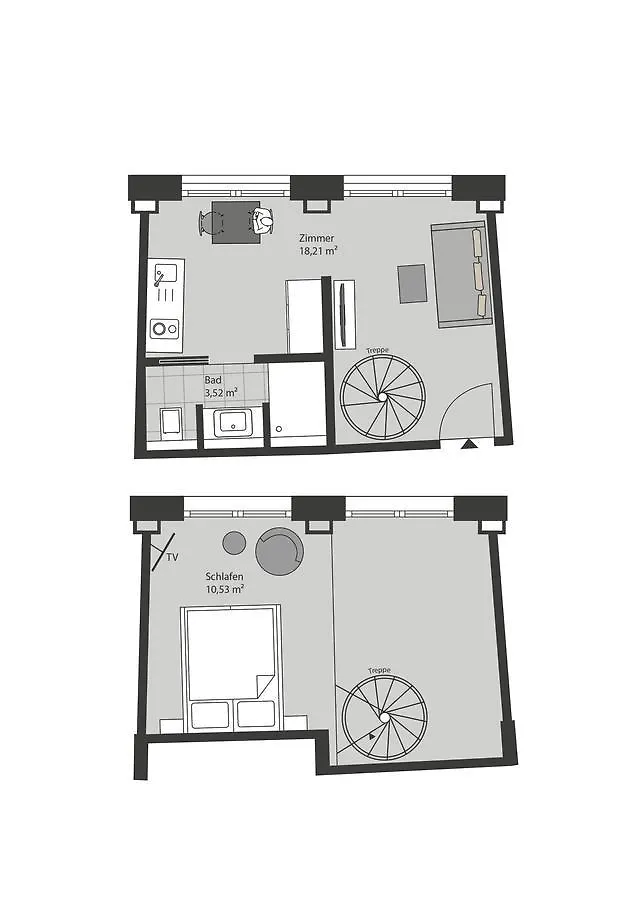 Апарт-отель Ueberfluss Serviced-Apartments Бремен